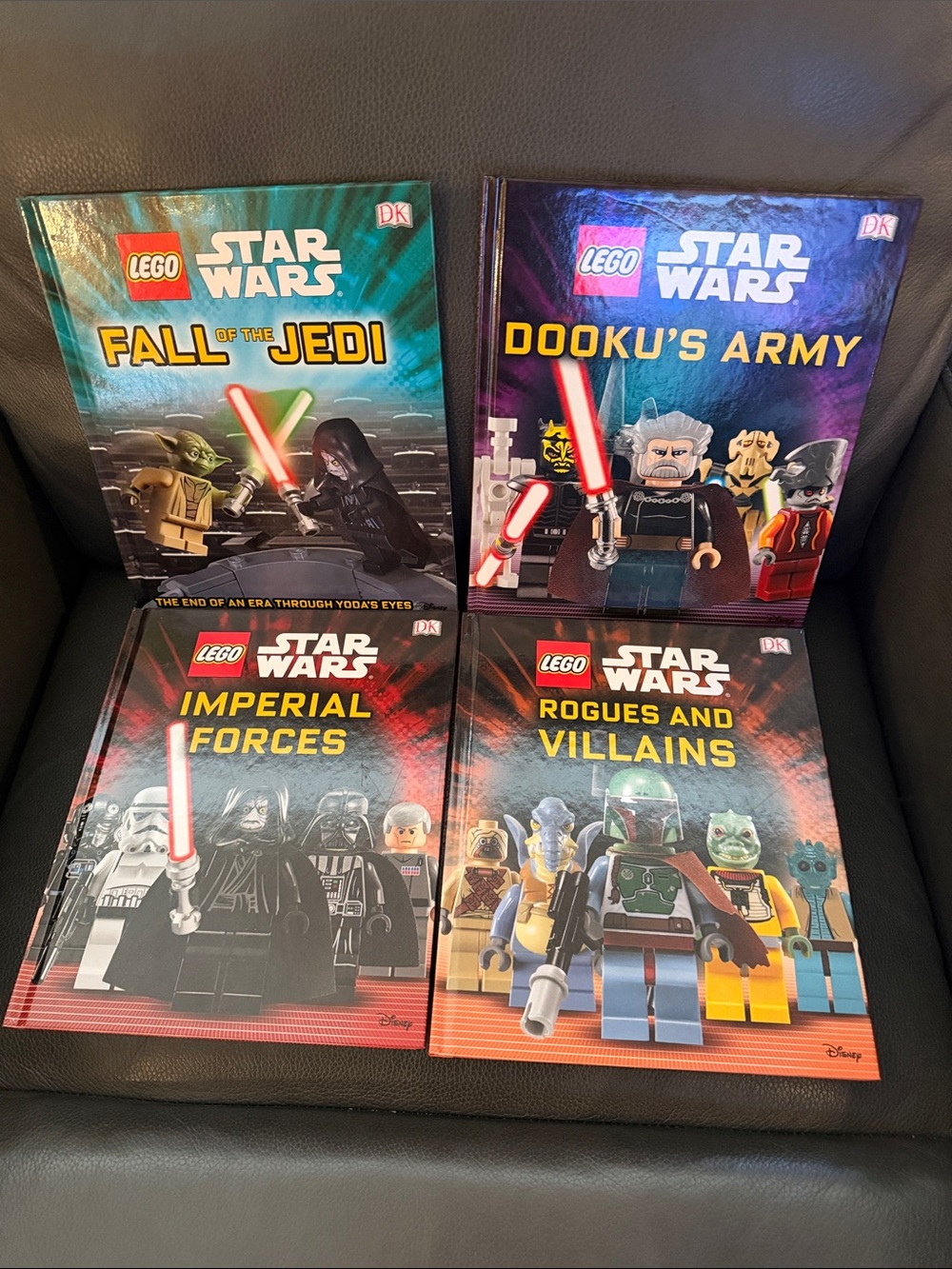 Lego Star Wars Book Set - Green, Purple, Black & Orange Covers